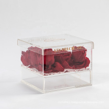 9 roses Preserved Rose Gift Flower Box With Drawer